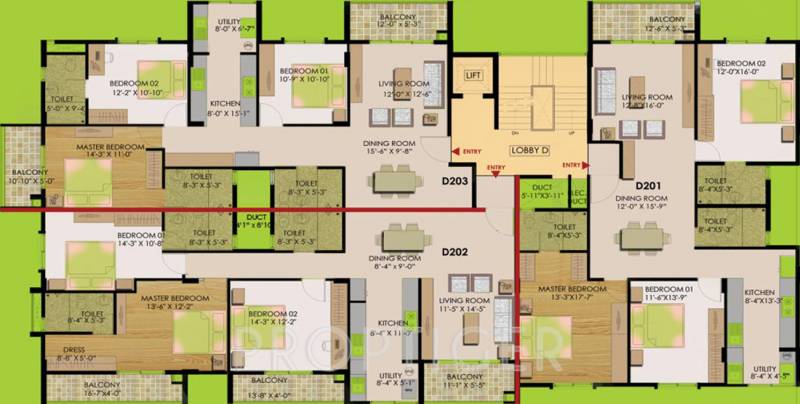 Images for Cluster Plan of Rainbow Kishore Glendale