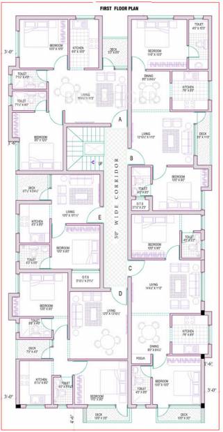 Images for Cluster Plan of Lakshmi Builders Alamelumangapuram