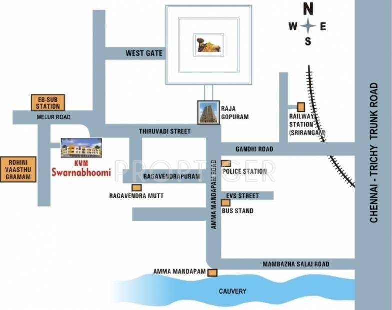 kvm-housing-developers swarnabhoomi Location Plan
