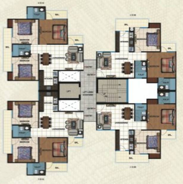 Images for Cluster Plan of MGI Sanskar Residency