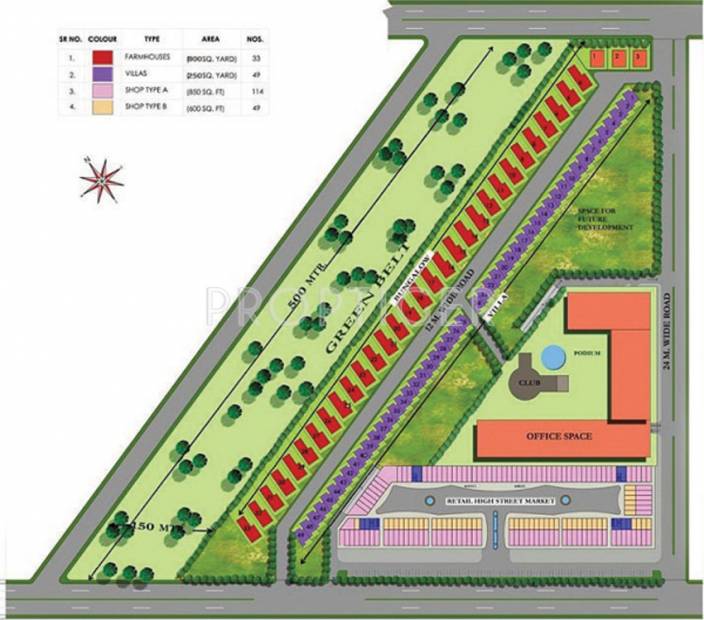 Images for Master Plan of CBS World One Villas