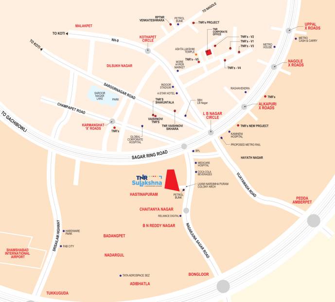  sulakshana Images for Location Plan of TNR Sulakshana