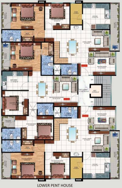 Images for Cluster Plan of Amit Ria Avenue