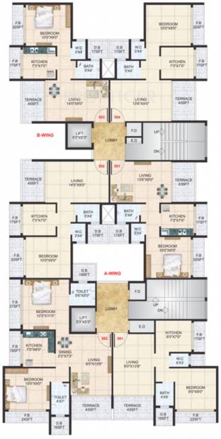 Images for Cluster Plan of Vasani Paradise