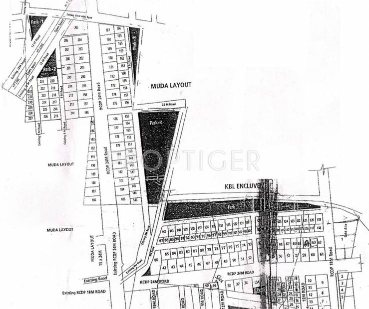 Images for Layout Plan of KBL Enclave Plots