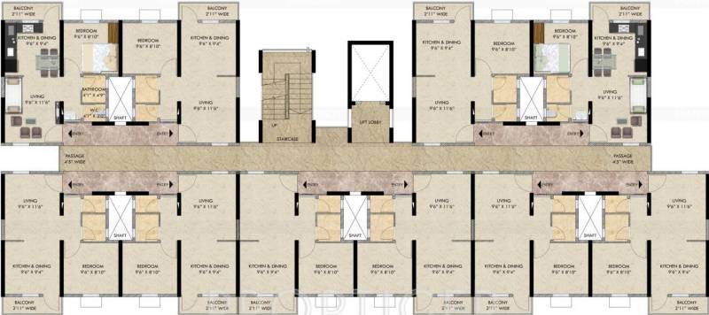  happinest Images for Cluster Plan of Mahindra Happinest