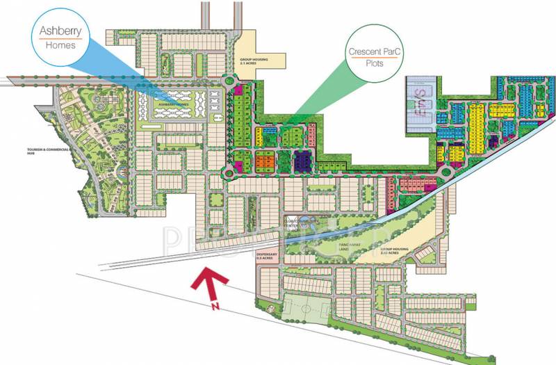 Images for Site Plan of Sare Homes Gurgaon Crescent ParC Plots