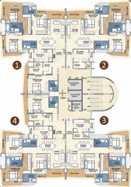 Images for Cluster Plan of Vinayak Platina