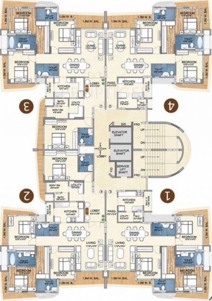 Images for Cluster Plan of Vinayak Platina