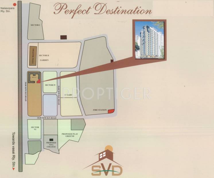  heights Images for Location Plan of Vimal Heights