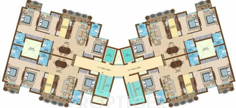  royal-residency Block A Cluster Plan