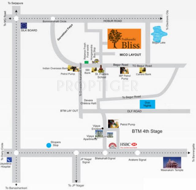 Images for Location Plan of Prabhavathi Bliss I