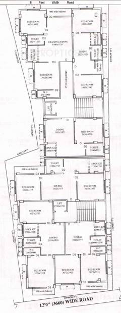 Images for Cluster Plan of SS Saswata Appartment