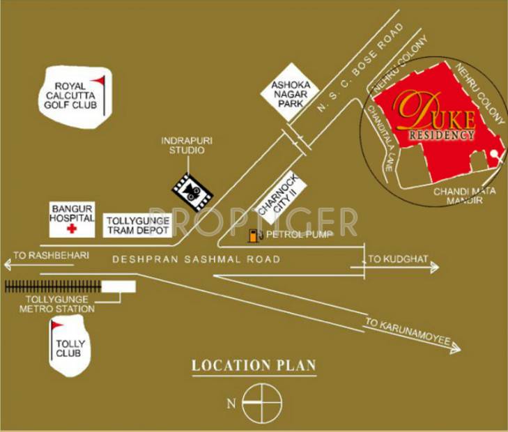 Images for Location Plan of Daffodil Group Duke Residency