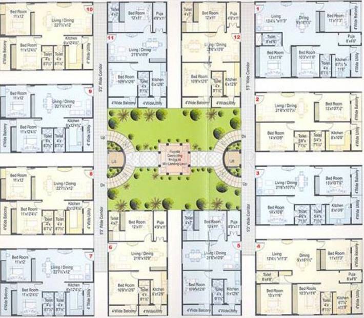 Images for Cluster Plan of Sreemitra Heights