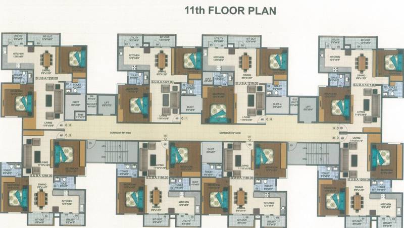  promenade Block A  Cluster Plan