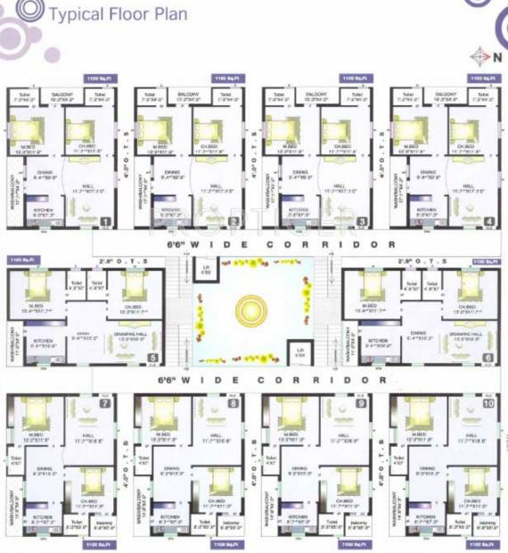 Images for Cluster Plan of Sreemitra Heights