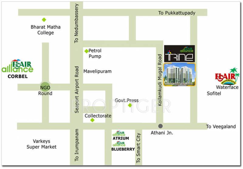 flairalliance-builders-and-developers corbel Location Plan