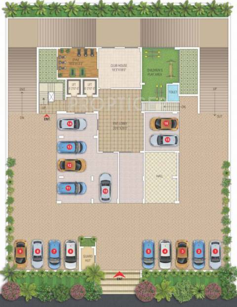 Images for Cluster Plan of SDC Suman Abode
