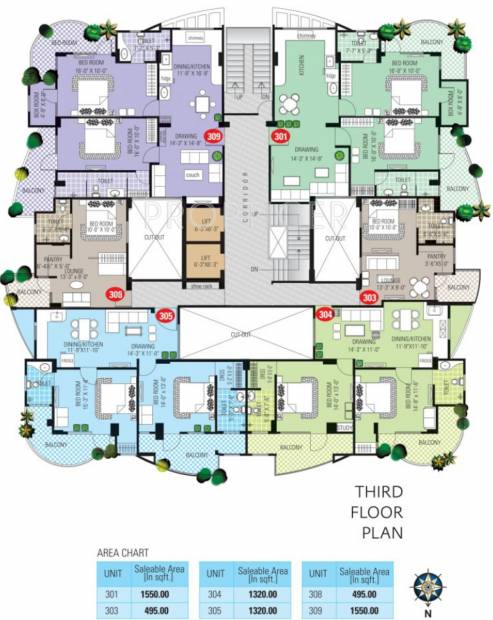 Images for Cluster Plan of SDC Karan Heights