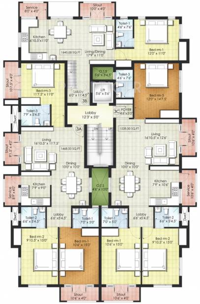 Images for Cluster Plan of Landmark Construction Shubha