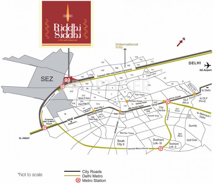  riddhi-siddhi Images for Location Plan of Pivotal Riddhi Siddhi
