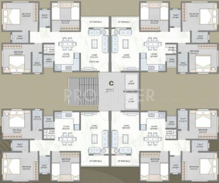 Images for Cluster Plan of Aditya Vrundavan Heights
