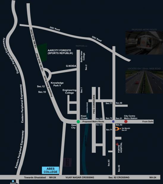  sky-villas Images for Location Plan of Aarcity Sky Villas