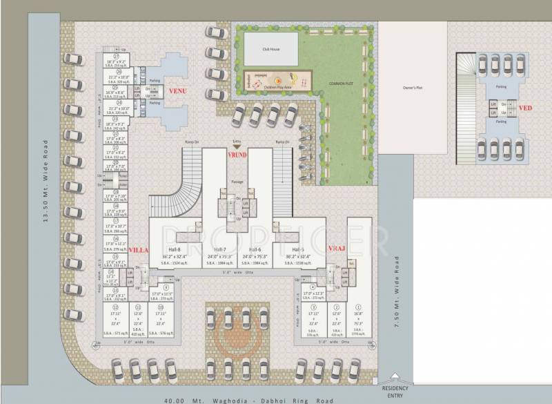 Images for Cluster Plan of Shree Krishna Vrundavan Heights