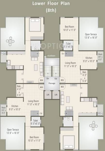 Images for Cluster Plan of Shree Krishna Vrundavan Heights