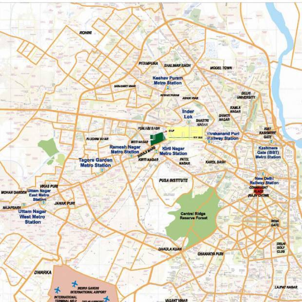  capital-greens-phase-1-and-2 Images for Location Plan of DLF Capital Greens Phase 1 And 2