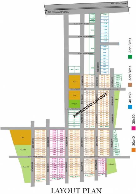 Images for Layout Plan of Akshya Elite Park
