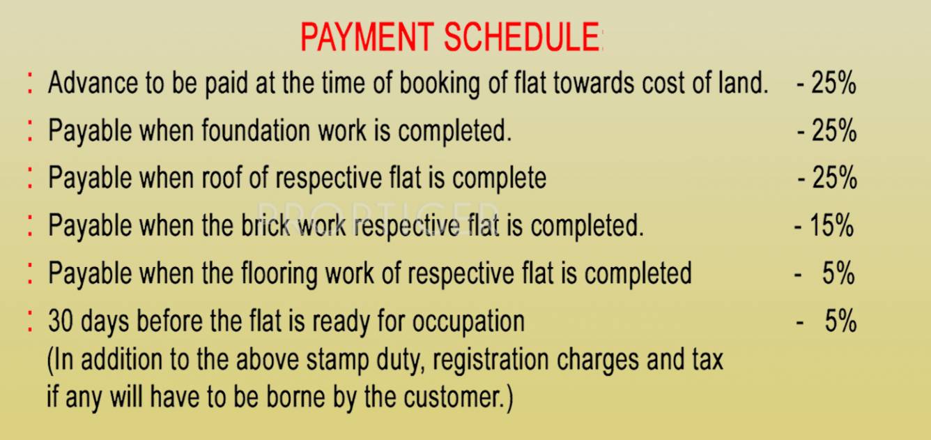 Images for Payment Plan of RKN Diksha Flats Phase II Payment Plan