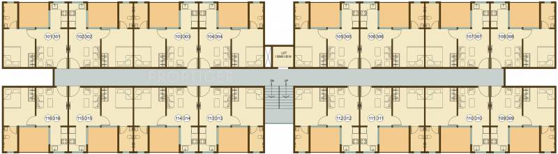  aashiyana-city Tower J5 Cluster Plan