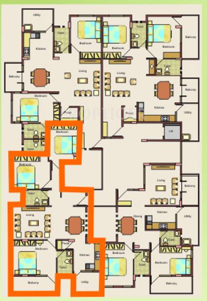 Images for Cluster Plan of Manasa Palm Spring