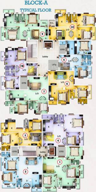 Images for Cluster Plan of Bharath Citi Square