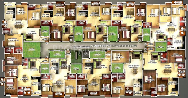  skyline Images for Cluster Plan of Royal Skyline