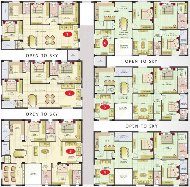 Images for Cluster Plan of Namitha Palace