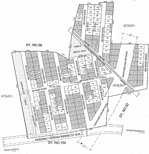 Images for Site Plan of Srinivasa Spring Hills