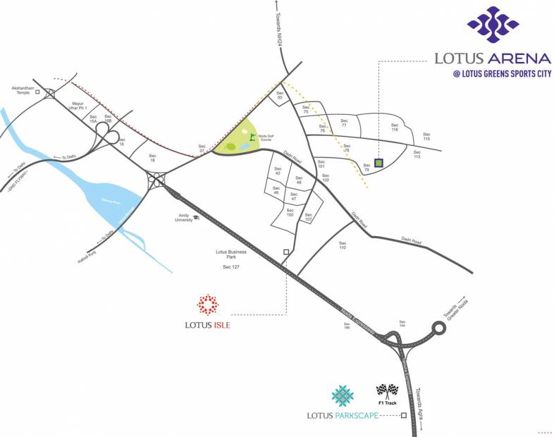  arena-ii Images for Location Plan of Lotus Arena II