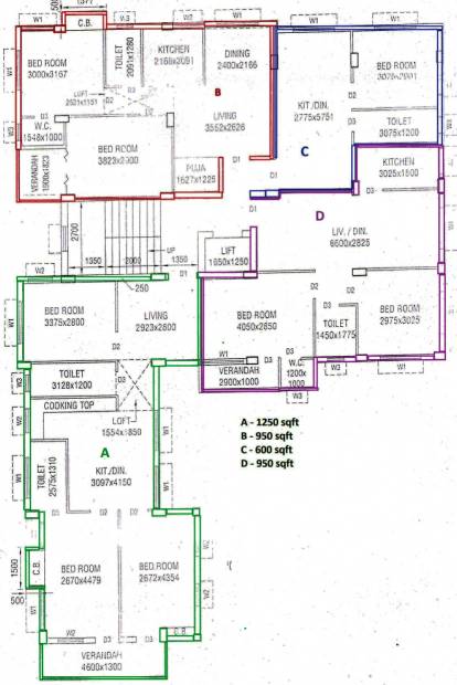Images for Cluster Plan of Swastik Siba Durga Residency