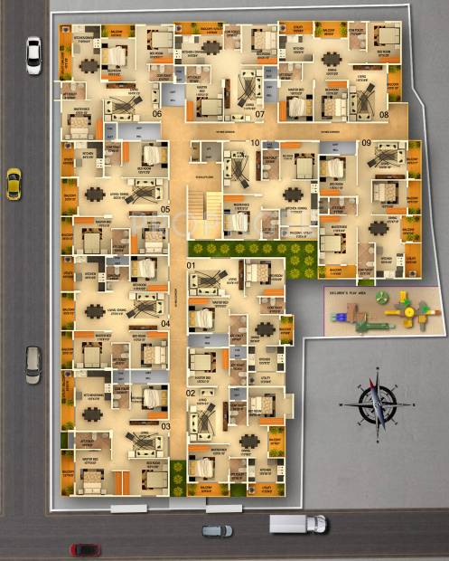  santhrupthi-nest Images for Cluster Plan of DS Santhrupthi Nest
