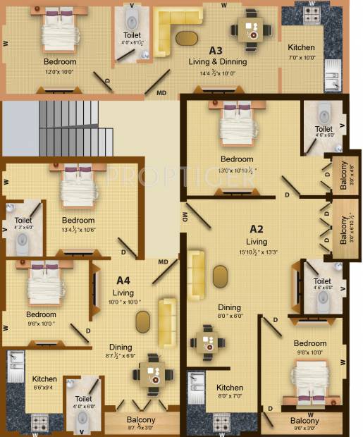 Images for Cluster Plan of Shivani Krish Luxuria