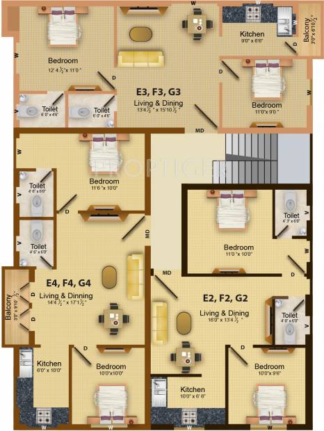 Images for Cluster Plan of Shivani Krish Luxuria