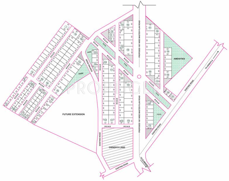 Images for Layout Plan of Bhashyam Developers Claassic County