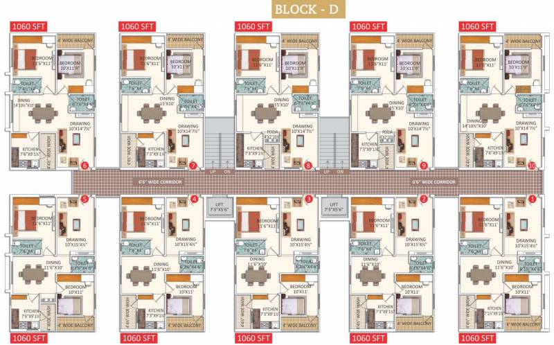  pride Images for Cluster Plan of Beema Developers Pvt Ltd Pride