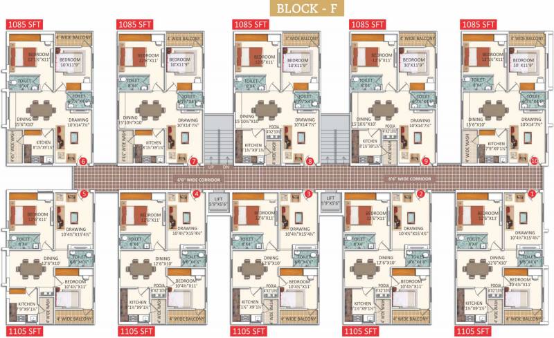  pride Images for Cluster Plan of Beema Developers Pvt Ltd Pride
