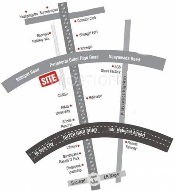 Images for Location Plan of Surya Krishna Gardens