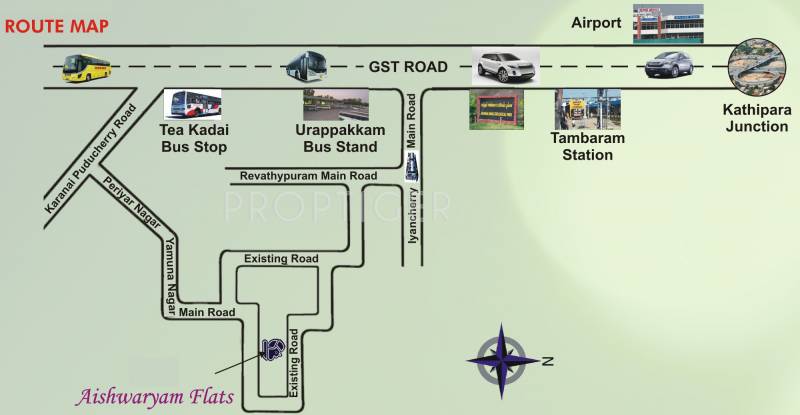 Images for Location Plan of Vivegam Aishwaryam Flats