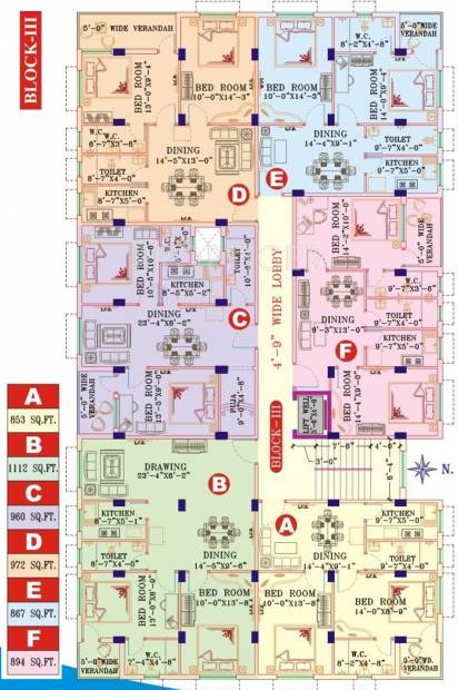 Images for Cluster Plan of B G Biswanath Abasan